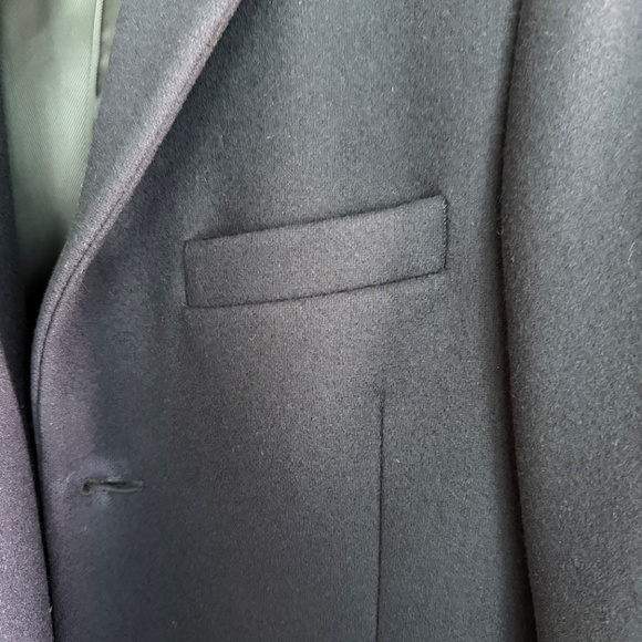 Navy Blue Men's Topcoat from Acne Studios - size EUR 50 (US size 40) - Picture 2 of 6